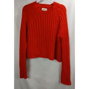 Women’s Long Sleeve Cropped Knit Sweater/Chunky/Soft/Cozy/Casual/Holiday/Size XL